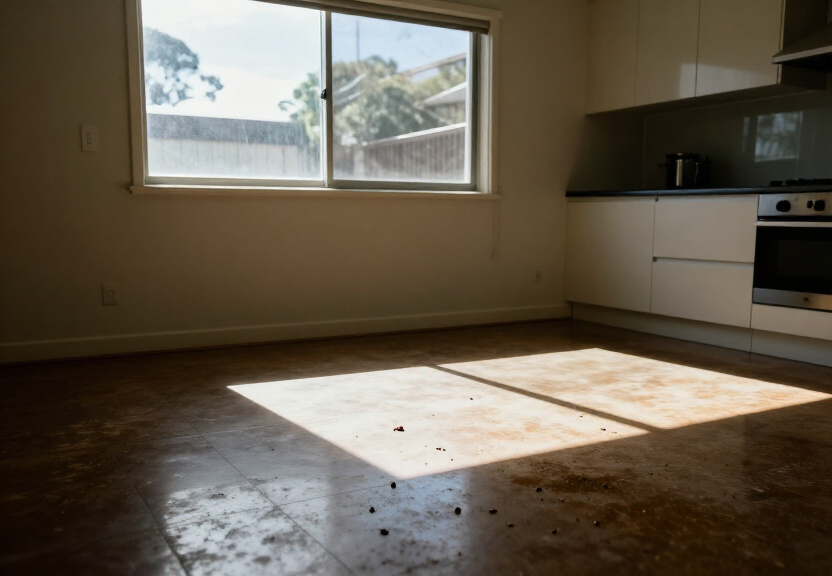 Bed bug infestation in a Leichhardt bedroom before treatment